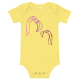 E. P. Lee, and the puppy howls collections all, BIG DADDY FLAMINGO LOOKING AT YOU Onesie, Flamingo-Family collection, Big Daddy Collection